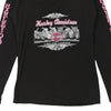 Vintage black Harley Davidson Long Sleeve Top - womens xx-large