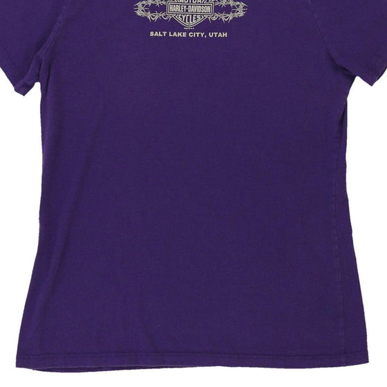 Vintage purple Salt Lake City, Utah Harley Davidson T-Shirt - womens medium