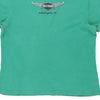 Vintage teal Harley Davidson Polo Shirt - womens x-large