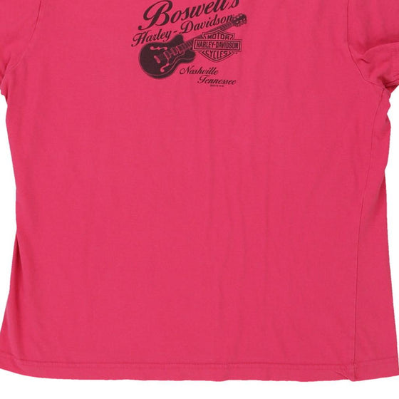 Vintage pink Harley Davidson T-Shirt - womens large