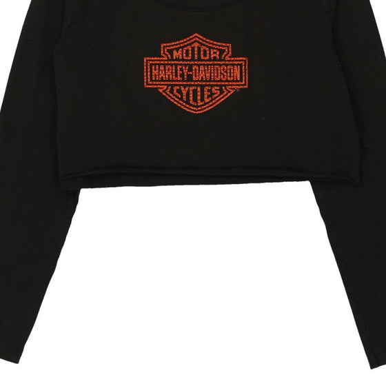 Vintage black Harley Davidson Long Sleeve T-Shirt - womens x-large