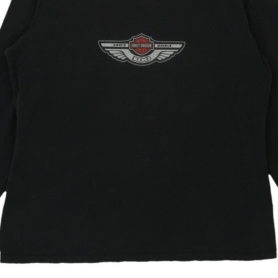 Vintage black Harley Davidson Long Sleeve T-Shirt - womens x-large