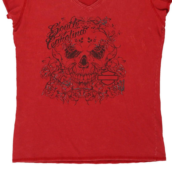 Vintage red Harley Davidson T-Shirt - womens xx-large