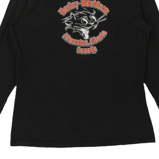 Vintage black Harley Davidson Long Sleeve T-Shirt - womens medium