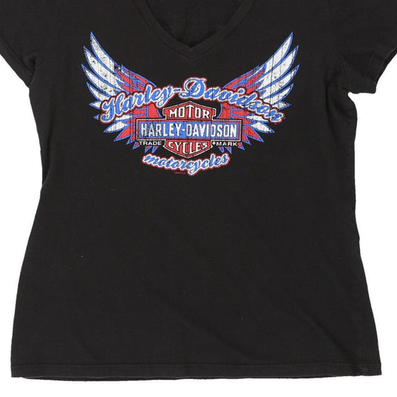 Vintage black Harley Davidson T-Shirt - womens large