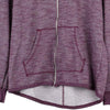 Vintage purple Hanes Zip Up - womens medium