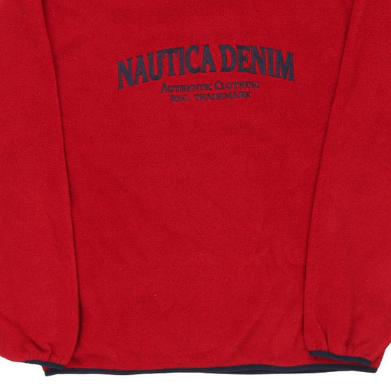 Vintage red Nautica Fleece - mens medium