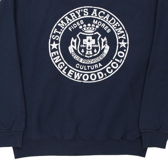 Vintage navy Age 14-16 St. Marys Academy Englewood, Colo Gildan Sweatshirt - boys medium