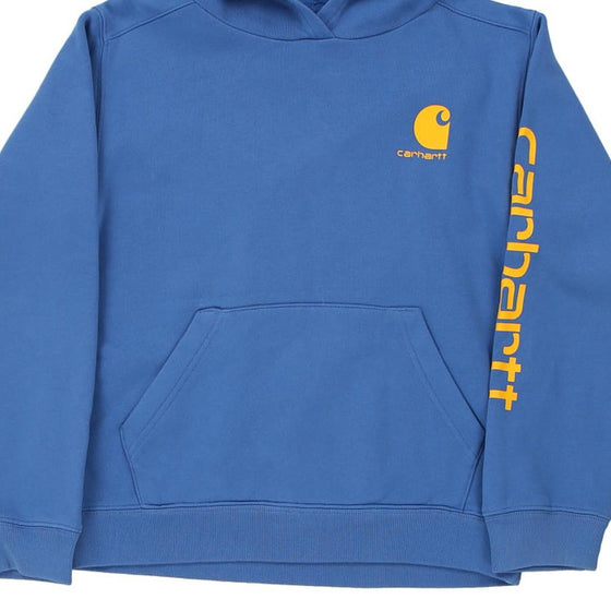 Vintage blue Age 10-12 Carhartt Hoodie - boys medium