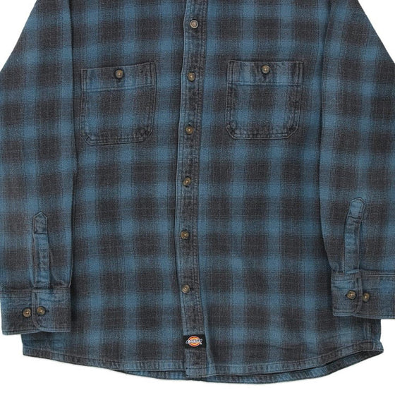 Vintage blue Dickies Flannel Shirt - mens x-large