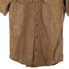 Vintage brown Harley Davidson Short Sleeve Shirt - mens medium