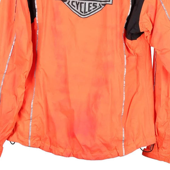 Vintage orange Harley Davidson Jacket - womens medium