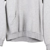 Vintage grey Minco Contractors Fruit Of The Loom Hoodie - mens medium