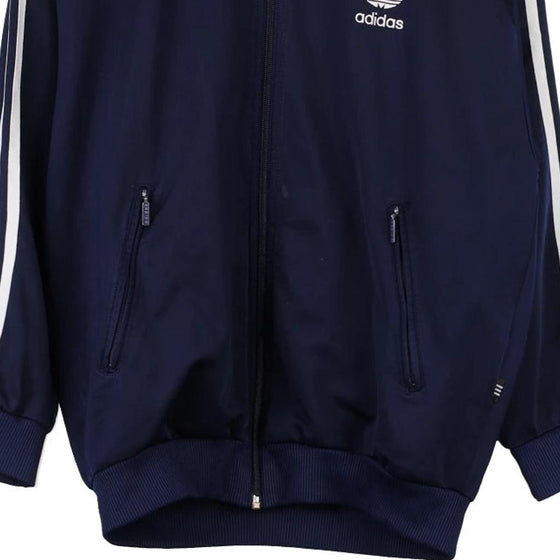 Vintage navy Adidas Track Jacket - mens small