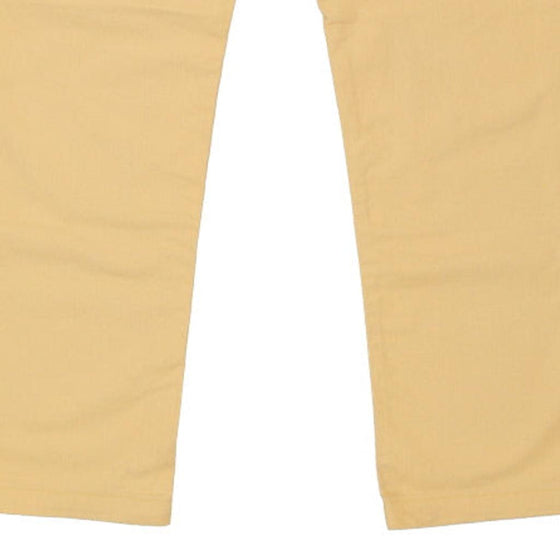 Vintage yellow Lacoste Trousers - mens 32" waist