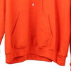 Vintage orange Champion Hoodie - mens x-large