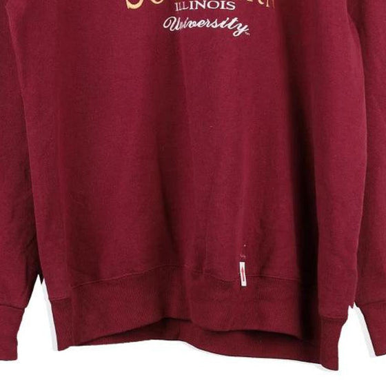 Vintage burgundy Southern Illinois University Jansport Sweatshirt - mens large