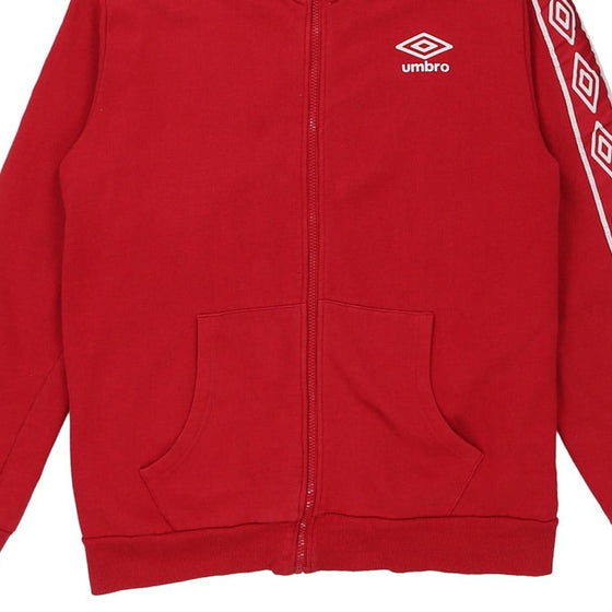 Vintage red Umbro Zip Up - mens x-large