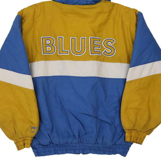 Vintage block colour St. Louis Blues Logo 7 Jacket - mens large