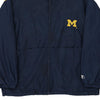 Vintage navy Michigan Starter Jacket - mens x-large