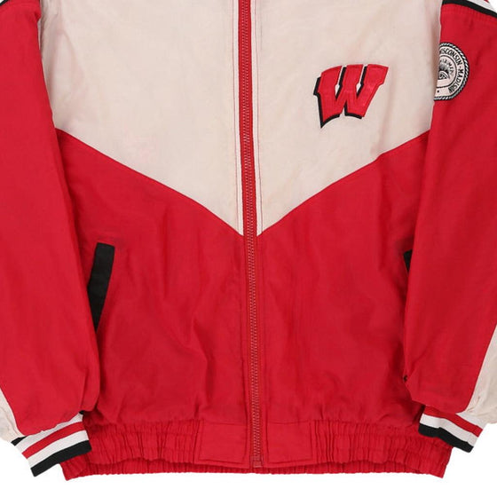 Vintage red Wisconsin Badgers Pro Player Jacket - mens x-large