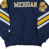 Vintage navy Michigan Starter Jacket - mens x-large