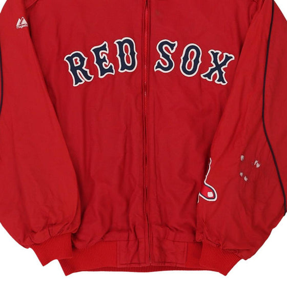 Vintage red Boston Red Sox Majestic Jacket - mens large