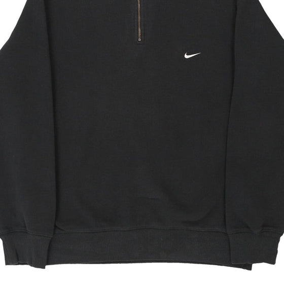 Vintage black Nike 1/4 Zip - mens large