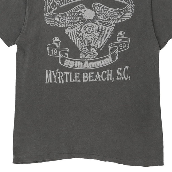 Vintage grey Single Stitch Myrtle Beach, SC 1999. Pepsi T-Shirt - mens x-large