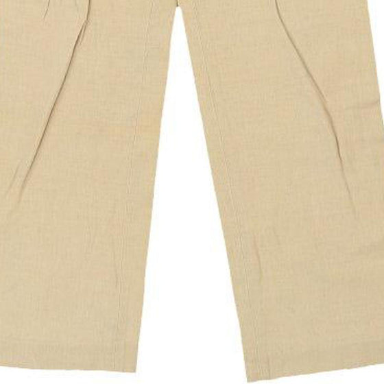 Vintage beige Penny Trousers - womens 28" waist