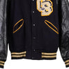 Vintage black Howe Varsity Jacket - mens medium