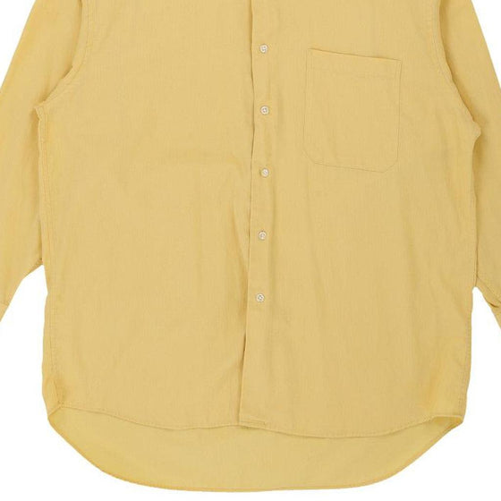 Vintage yellow Christian Dior Shirt - mens x-large