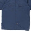 Vintage blue Dickies Short Sleeve Shirt - mens x-large