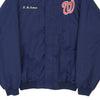 Vintage navy Washington Nationals B. McFarland Russell Athletic Bomber Jacket - mens large