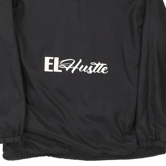 Vintage black El Hustle Fleece Lined Levis Jacket - mens x-large