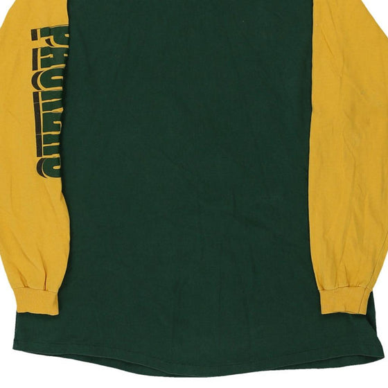 Vintage green Age 18-20, Green Bay Packers Team Gated Long Sleeve T-Shirt - boys x-large