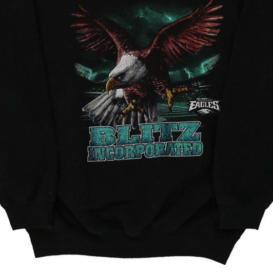 Vintage black Age 10-12, Philadelphia Eagles Nfl Sweatshirt - boys small