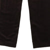 Dolce & Gabbana Trousers - 33W UK 12 Brown Velvet