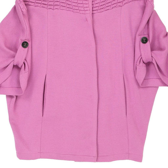 Byblos Cardigan - Medium Pink Wool Blend