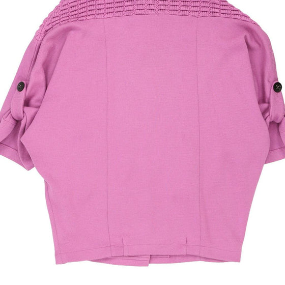 Byblos Cardigan - Medium Pink Wool Blend