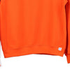 Vintage orange Russell Athletic Sweatshirt - mens small