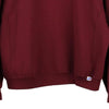 Vintage burgundy Russell Athletic Sweatshirt - mens medium