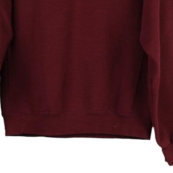 Vintage burgundy Memorium University Russell Athletic Sweatshirt - mens small