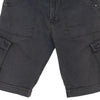 Vintage navy Cotton & Silk Cargo Shorts - mens 36" waist