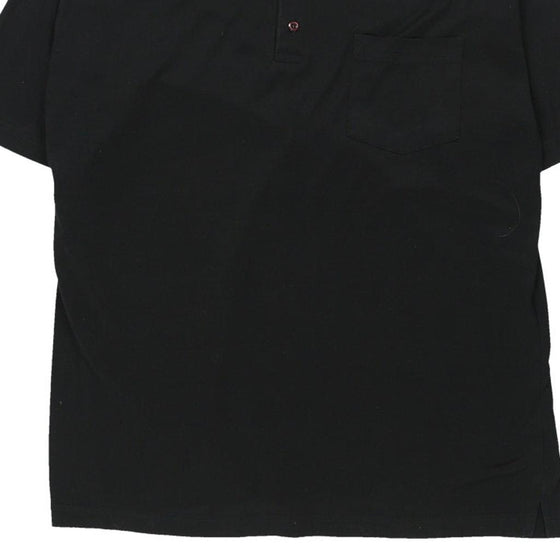 Vintage black Jim Spencer Polo Shirt - mens x-large