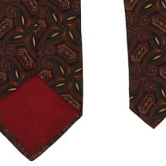 Vintage burgundy Valentino Tie - mens no size