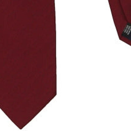 Vintage burgundy Roccobarocco Tie - mens no size