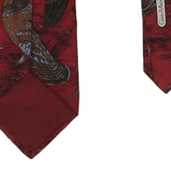 Vintage red Gian Marco Venturi Tie - mens no size