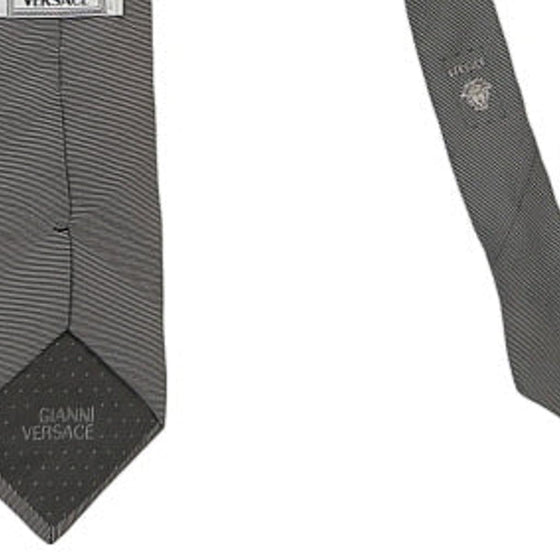 Vintage black & white Gianni Versace Tie - mens no size