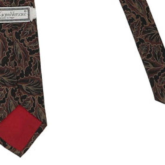 Vintage brown Gianni Versace Tie - mens no size